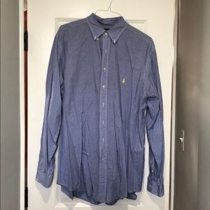 Ralph Lauren Button Down Checker Dress Shirt